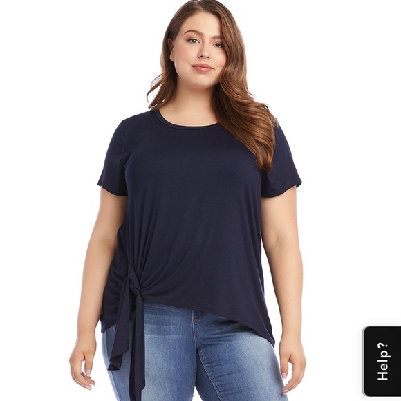 Karen Kane multicolored floral top - Picture 4 of 4